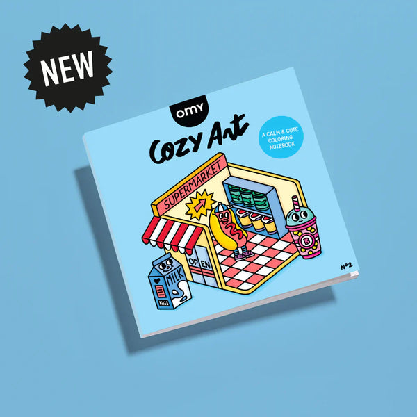 COZY COLORING BOOK - SUPERMARKET