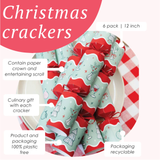 TALKING TABLES Bon Noel Icons Green Christmas Crackers Pack