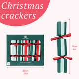 TALKING TABLES Striped Christmas Mini Crackers Pack