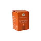 TALKING TABLES Orange Flameless LED Wax Tealight Candle