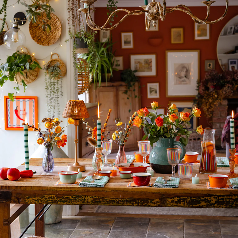 TALKING TABLES Chilli Ceramic Candle Holder