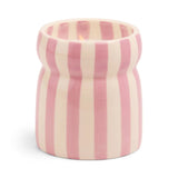 Cabana Lavender Striped Cera Candle - Grecian Sand