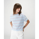 Camiliday round-neck sleeveless cotton top - Blue – WELSON
