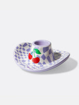 Candle Holder M Rodeo Cowboy Hat Lilac