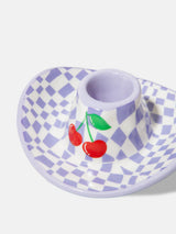 Candle Holder M Rodeo Cowboy Hat Lilac