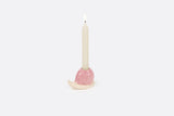 Candle Holder M Woodland Snail Pink