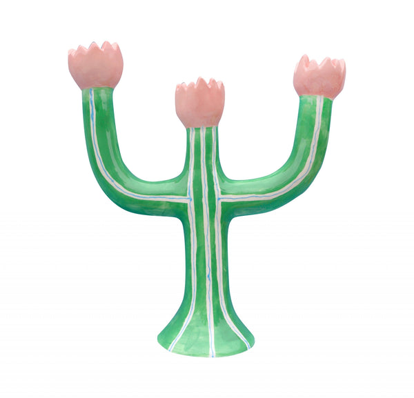 Candleholder - Tulip Green