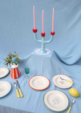 Candleholder - Tulip Turquoise