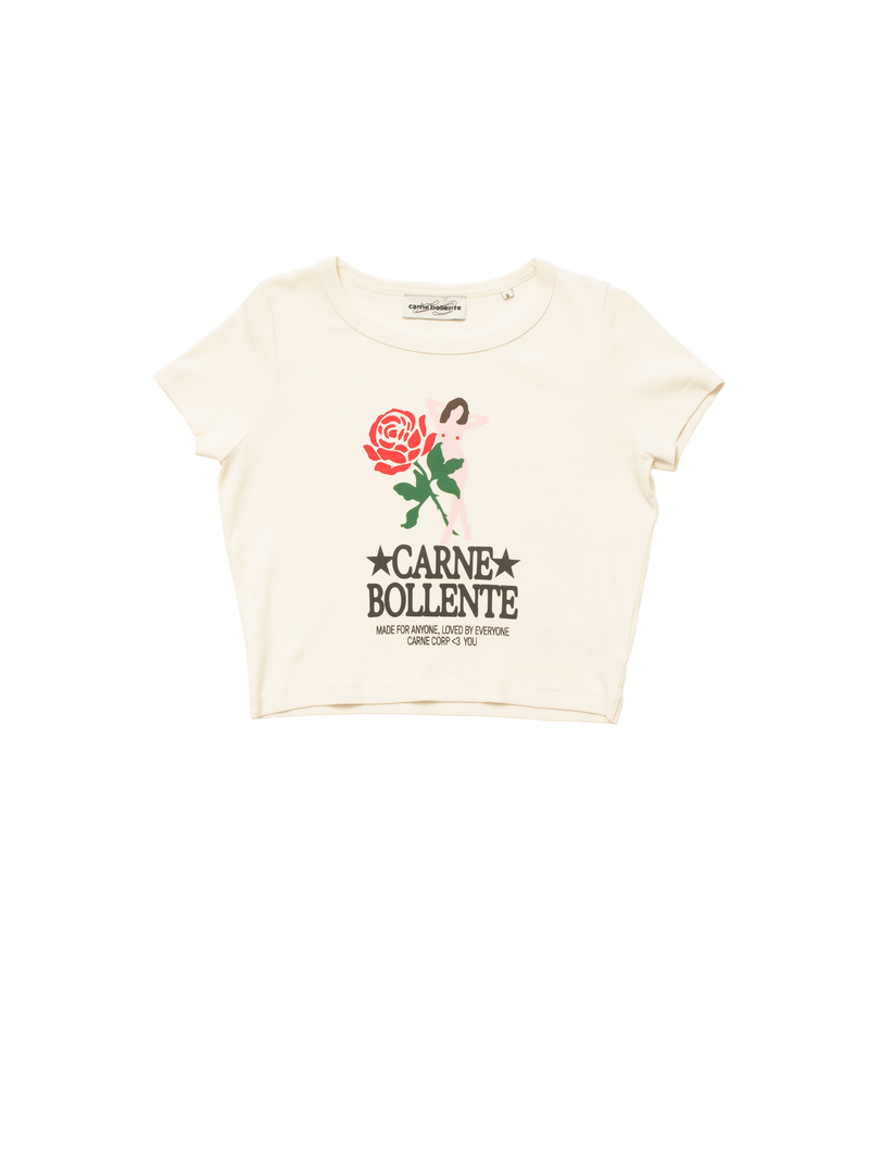Carne Loves You T-shirt : Off-White