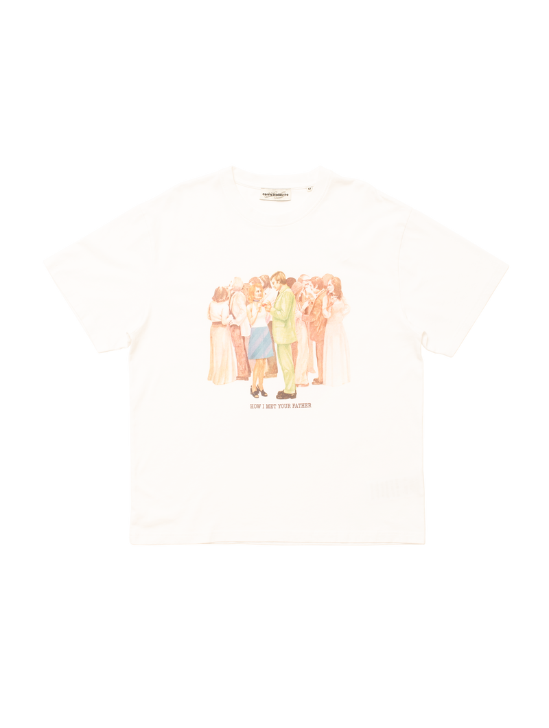 Carne Meet Cute (How I Met Your Father iii) T-shirts : White