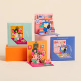 Cat Book Nook Pop Up Greeting Card