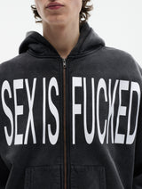 Censor Me Baby Hoodie - Off-Black