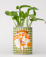 Ceramic Planter, Coffee Can