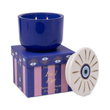 Charmed Candle w/ Evil Eye Lid - Incense & Smoke