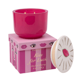 Charmed Candle w/ Lips Ceramic Lid - Smoked Cherry