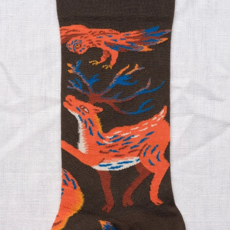 Chaussette Animaux Terre d'Ombre