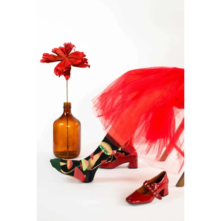 Chaussette Champignons Faux Noir