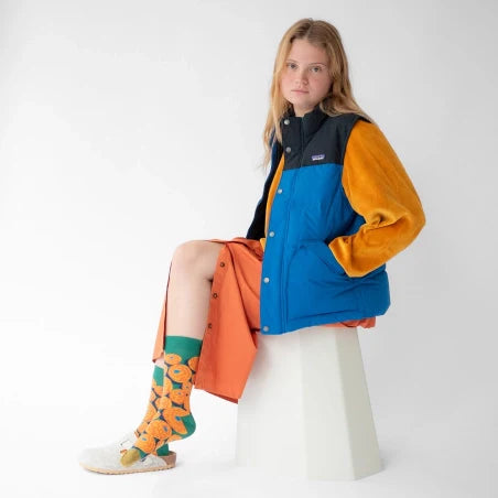 Chaussette Oranges Emeraude