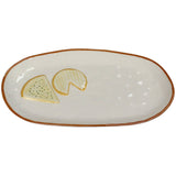 Cheese Plate Stoneware Multi 27.8x16.2x2.6cm