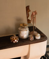 Chelsey Pearly Circus Box White Brass