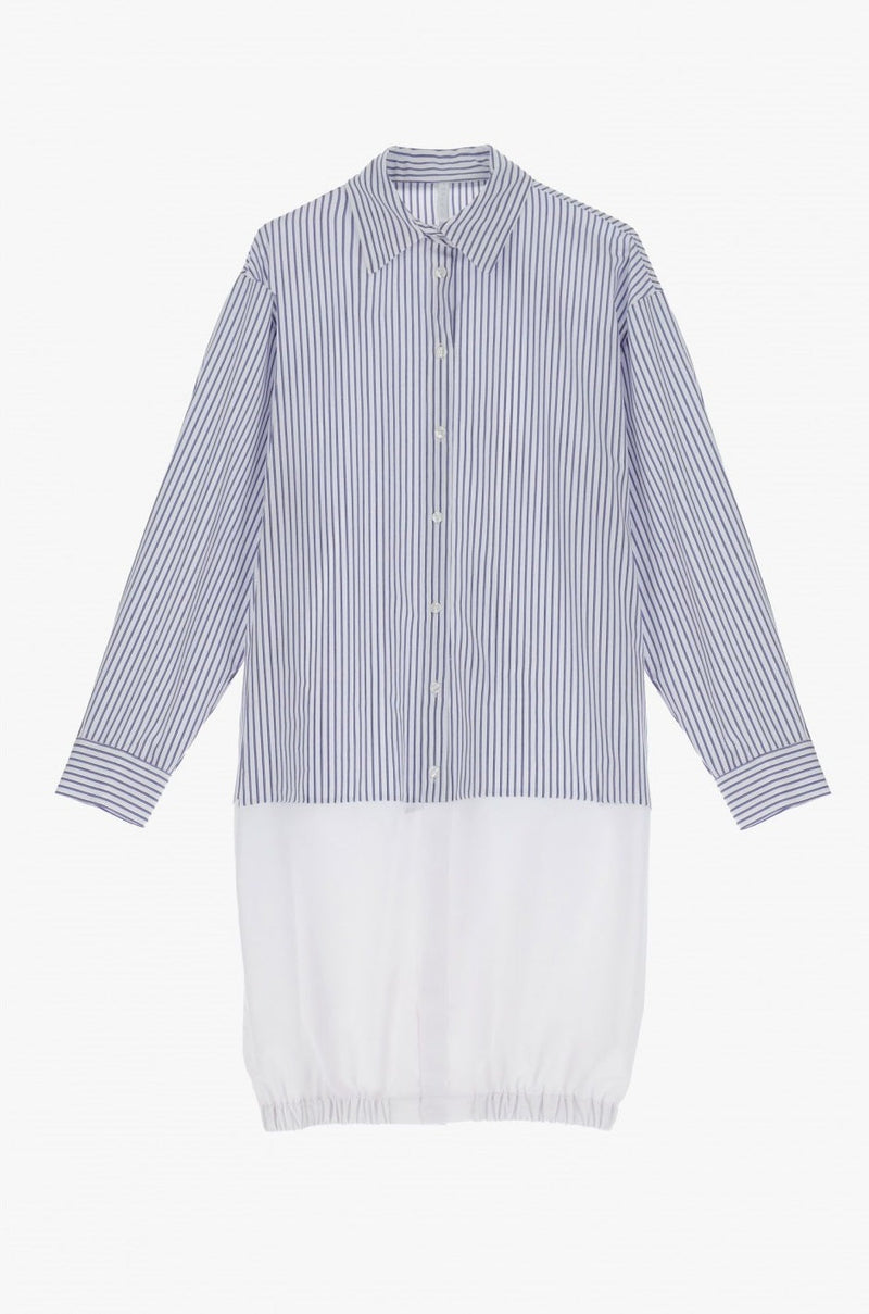 Chemise Shirt (CLQ8HER) - BIANCO/BLU