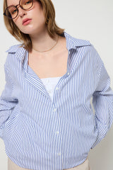 Chemise Shirt (CLQ8HER) - BIANCO/BLU