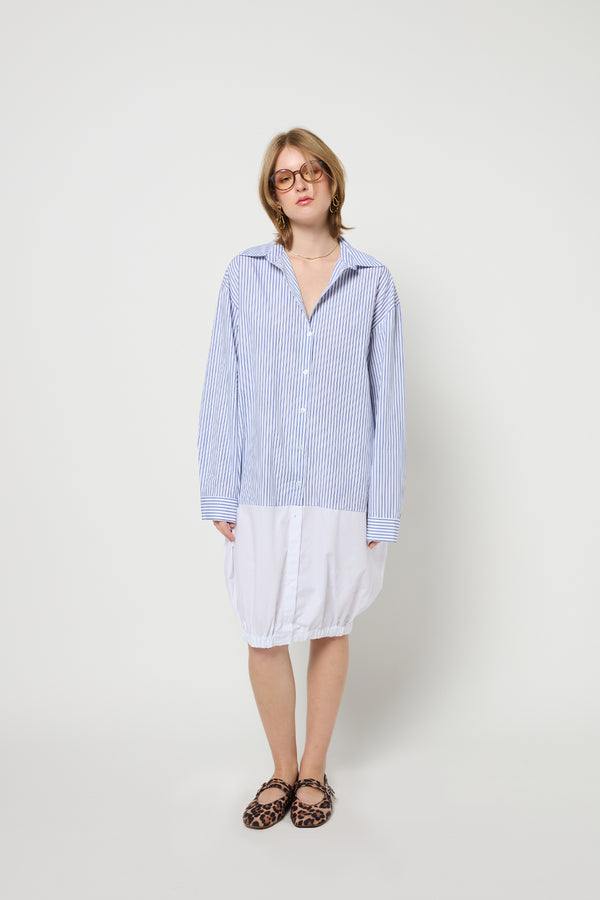 Chemise Shirt (CLQ8HER) - BIANCO/BLU