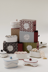 Cherie Ceramic Dish Candle - Lavender & Thyme