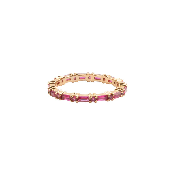Ch?rie Goldplated Ring Bar Pink
