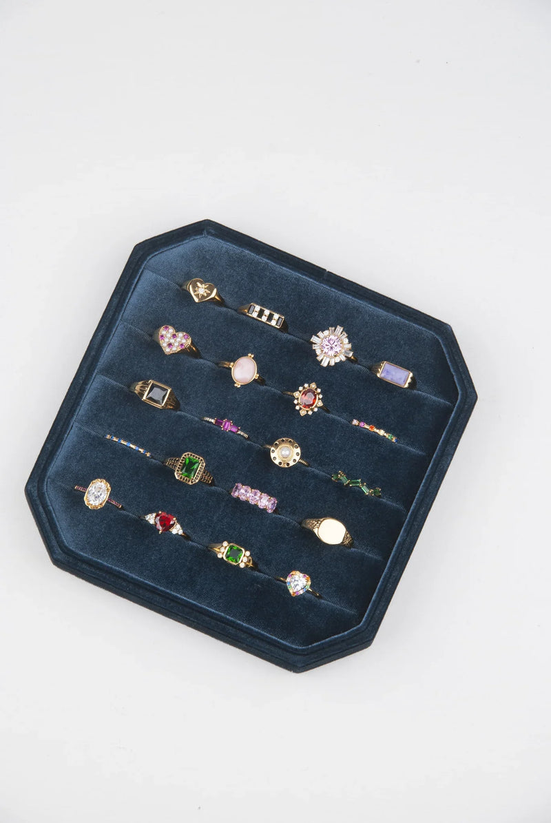 Ch?rie Goldplated Ring Dots Multi