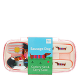 Children's cutlery set - Sunny Sausage Dog 