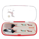 Children's cutlery set - Sunny Sausage Dog 