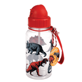 Children's water bottle with straw 500ml - Prehistoric Land 