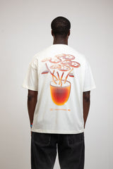 Chrome Flower T-shirt - Light Grey
