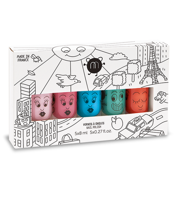 City 5 Nailpolish Set - AILLIE LULU ROXY LALA MASHI