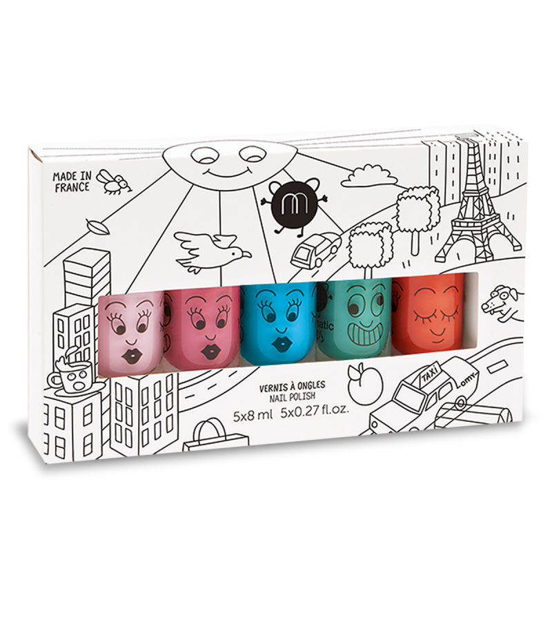 City 5 Nailpolish Set - AILLIE LULU ROXY LALA MASHI
