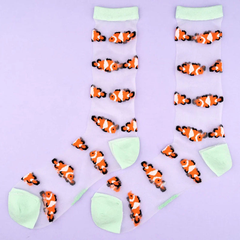 Clownfish Transparent Socks