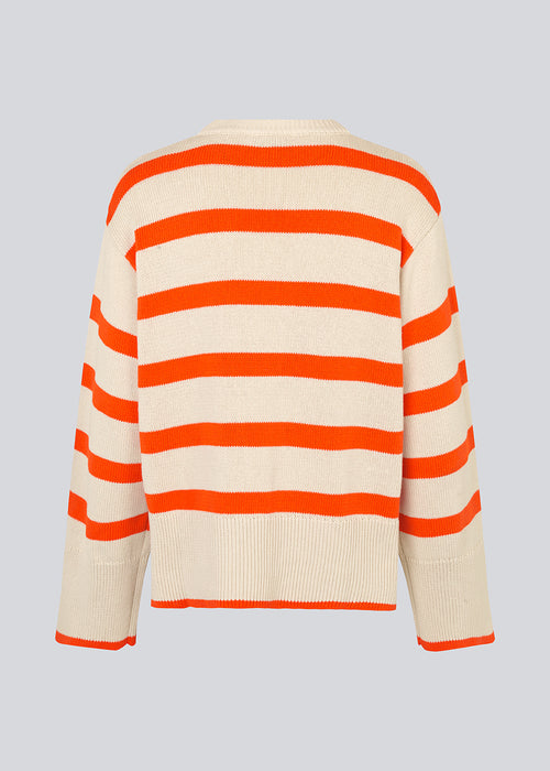 CorbinMD Stripe O-Neck - Summer Sand Flame