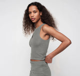 Core Cut-Out Tank - Seaweed