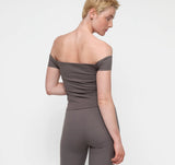 Core Off-Shoulder Top - Pavement