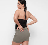 Core Tie Halter - Black