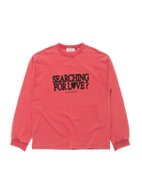 Cupid's Calling LS T-shirt : Off-Red