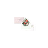 OOH DEER Floral Envelope 3D Layer Greeting Card