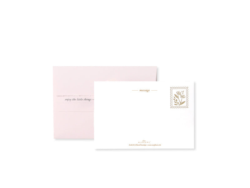 OOH DEER Floral Envelope 3D Layer Greeting Card
