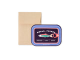 OOH DEER Sardines 3D Layer Greeting Card