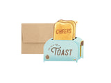 OOH DEER Toaster 3D Layer Greeting Card