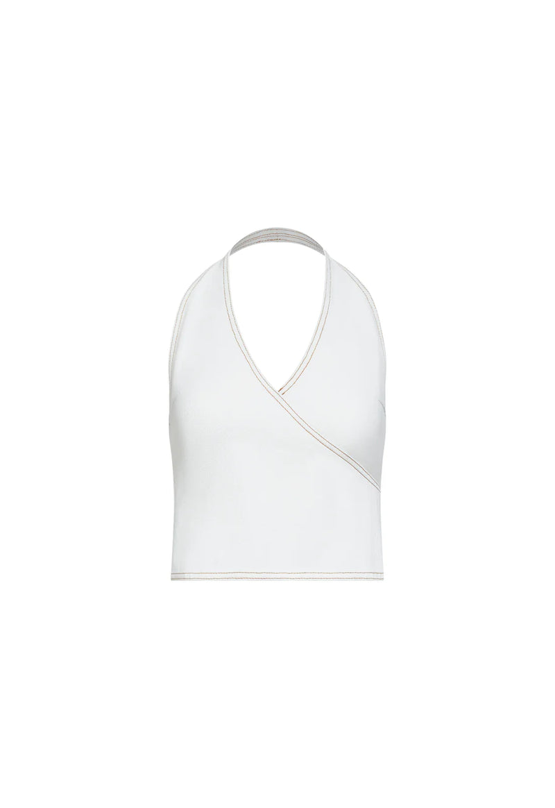 HEARTBREAK HALTER - PORCELAIN