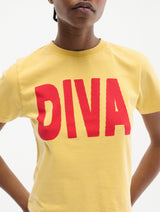 DIVA T-shirt - Yellow