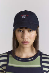 DM FLOWER CAP - NAVY