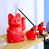 DONKEY Lucky Cat Red